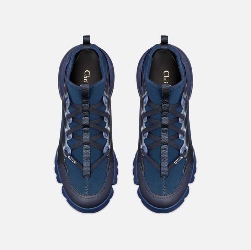 DIOR D- CONNECT INDIGO BLUE SNEAKERS